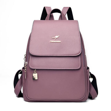 2021 New Designer Backpack Women High Quality Pu Leather Backpack Large Capacity School Bags for Girls Large Travel Backpack